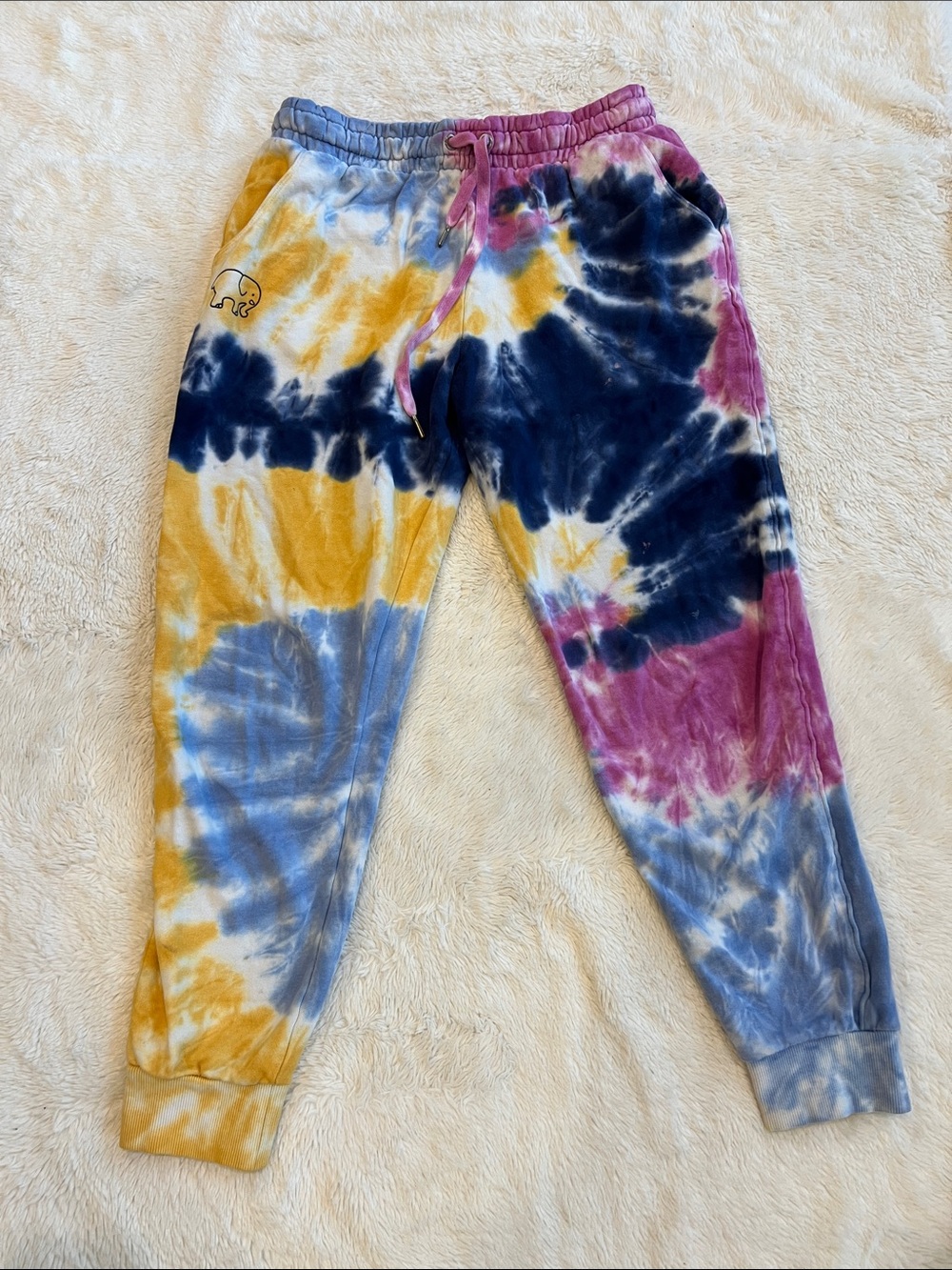 Ivory Ella tie-dye sweatpants jogger size medium